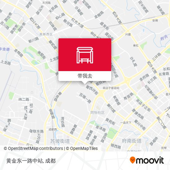 黄金东一路中站地图