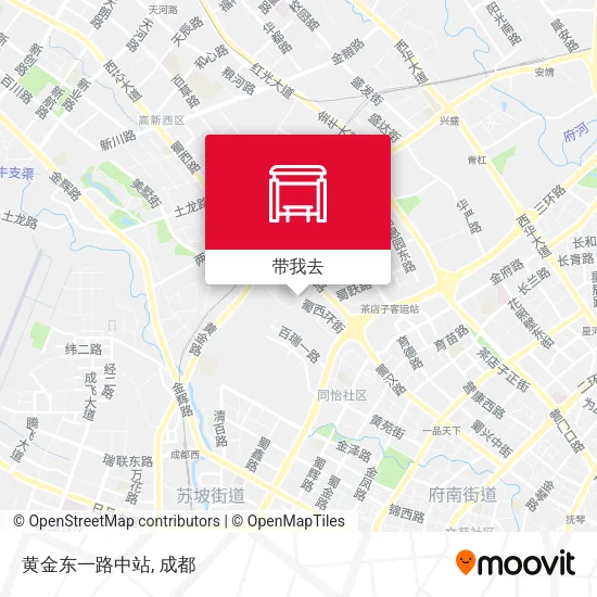 黄金东一路中站地图