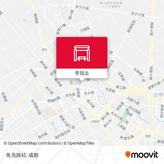 鱼凫路站地图