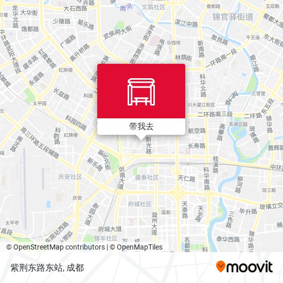 紫荆东路东站地图