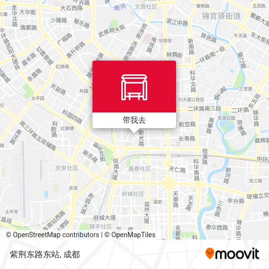 紫荆东路东站地图