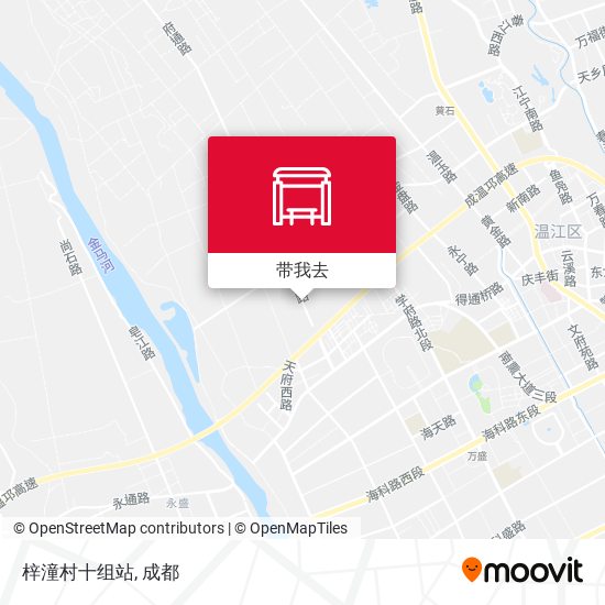 梓潼村十组站地图