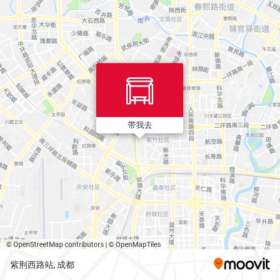 紫荆西路站地图