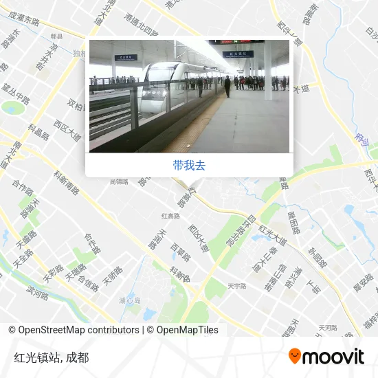 红光镇站地图