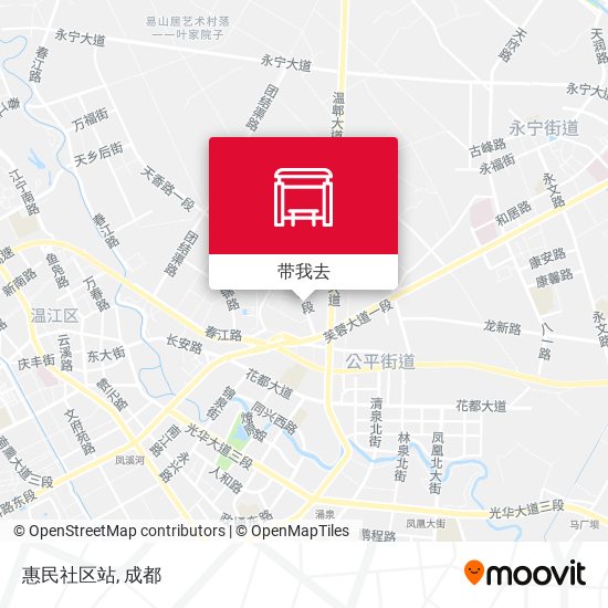 惠民社区站地图