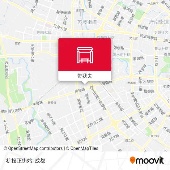 机投正街站地图
