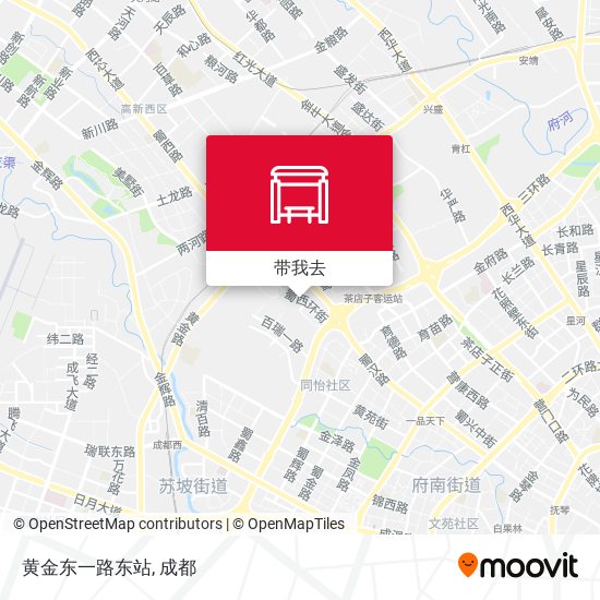黄金东一路东站地图