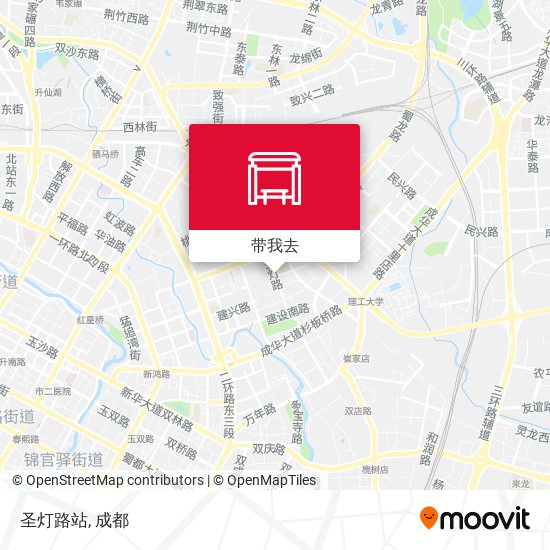 圣灯路站地图