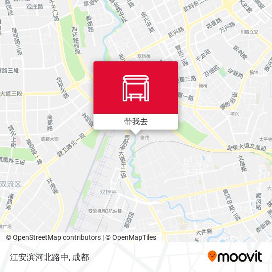 江安滨河北路中地图