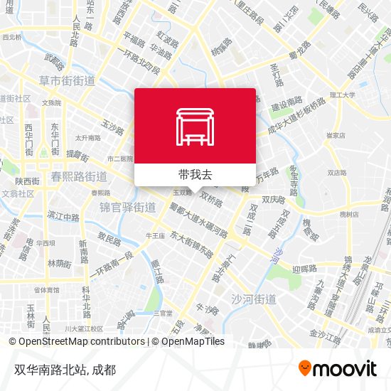 双华南路北站地图