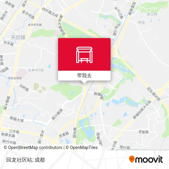 回龙社区站地图