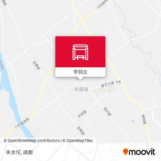 夹水坨地图