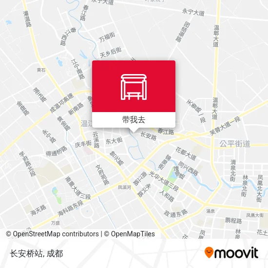 长安桥站地图