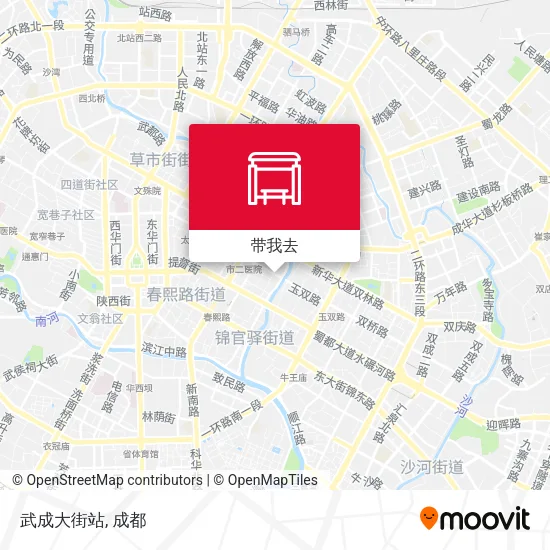 武成大街站地图