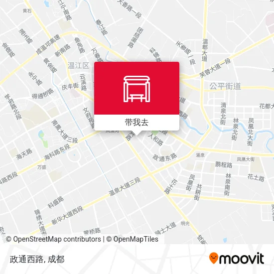 政通西路地图