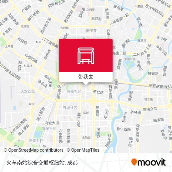 火车南站综合交通枢纽站地图