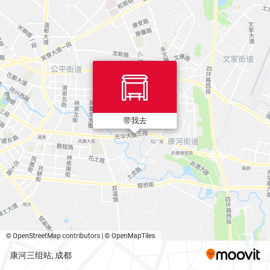 康河三组站地图