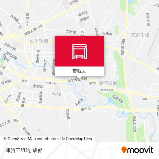 康河三组站地图