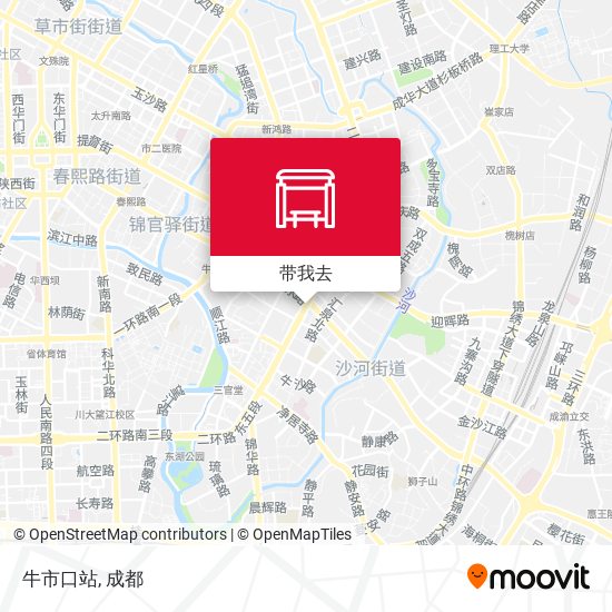 牛市口站地图
