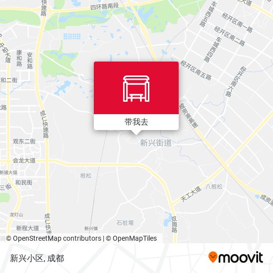 新兴小区地图