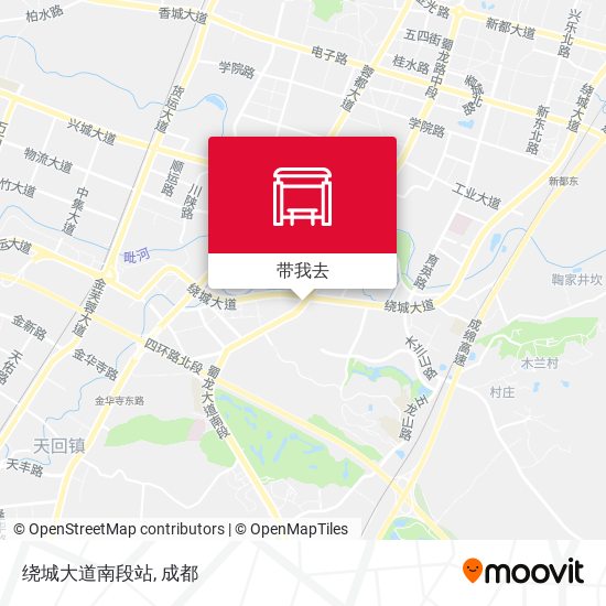 绕城大道南段站地图