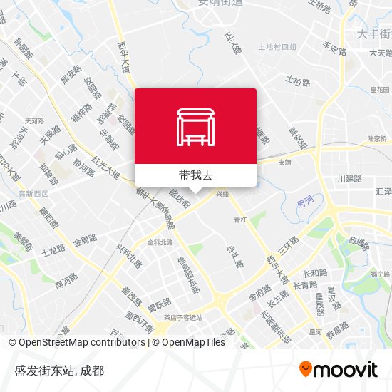 盛发街东站地图