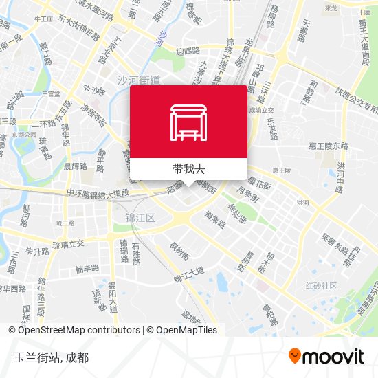 玉兰街站地图