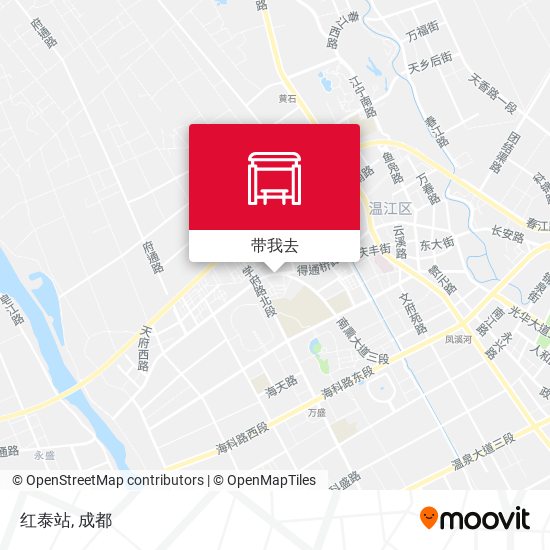 红泰站地图