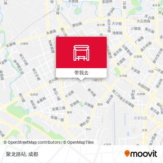 聚龙路站地图