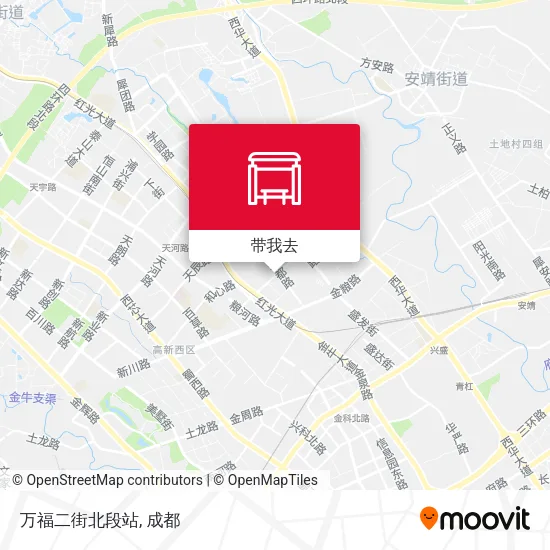 万福二街北段站地图