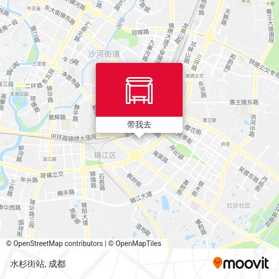 水杉街站地图