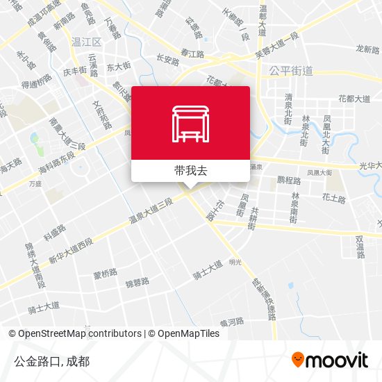 公金路口地图