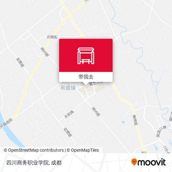 四川商务职业学院地图