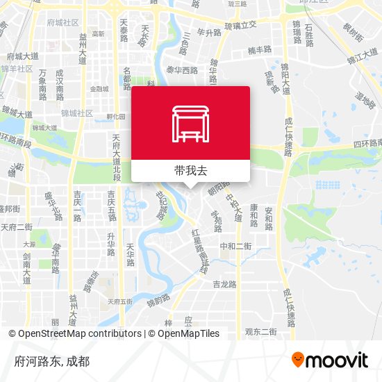 府河路东地图