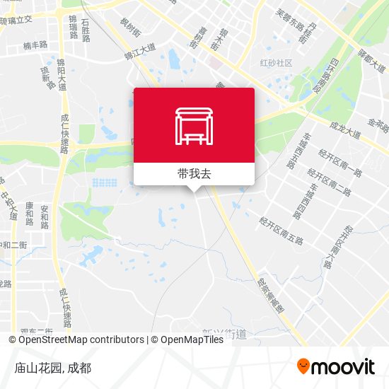 庙山花园地图