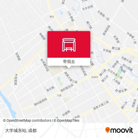 大学城东站地图