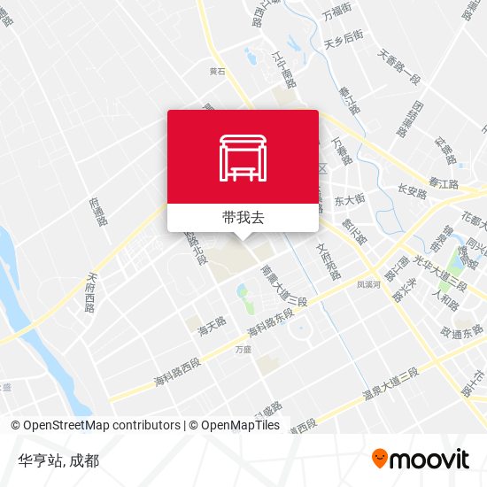 华亨站地图