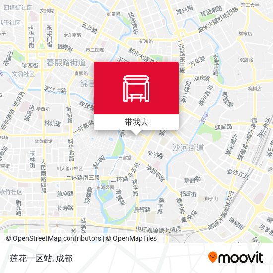 莲花一区站地图
