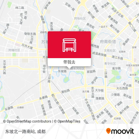东坡北一路南站地图