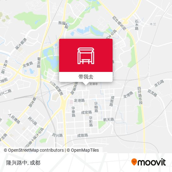 隆兴路中地图