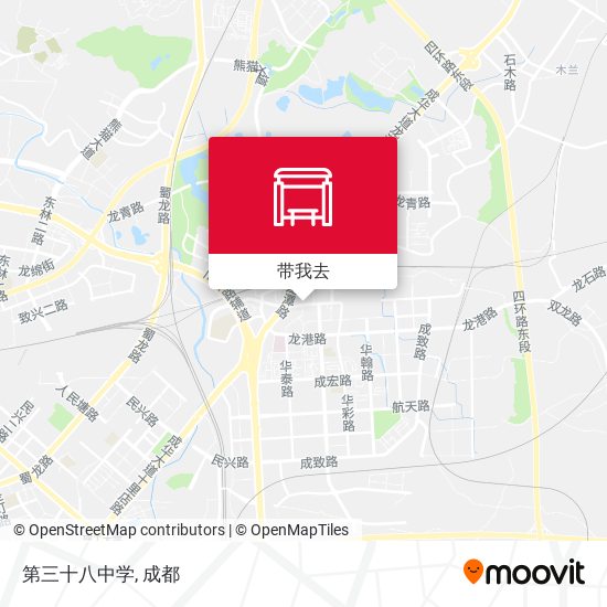 第三十八中学地图