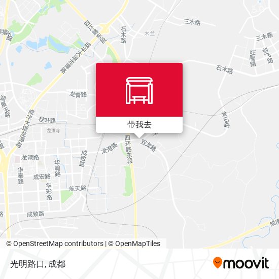 光明路口地图