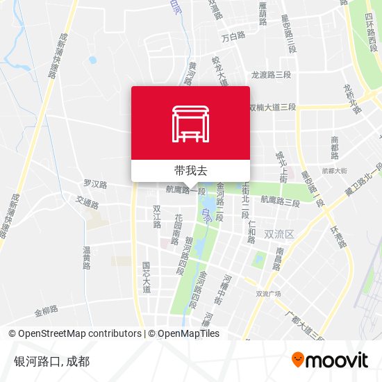 银河路口地图