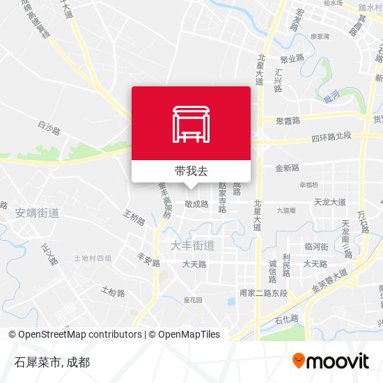 石犀菜市地图