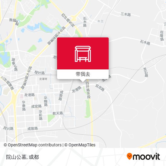 院山公墓地图