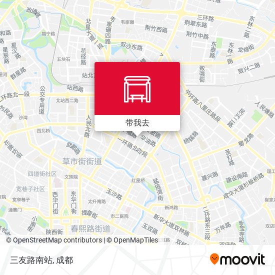 三友路南站地图