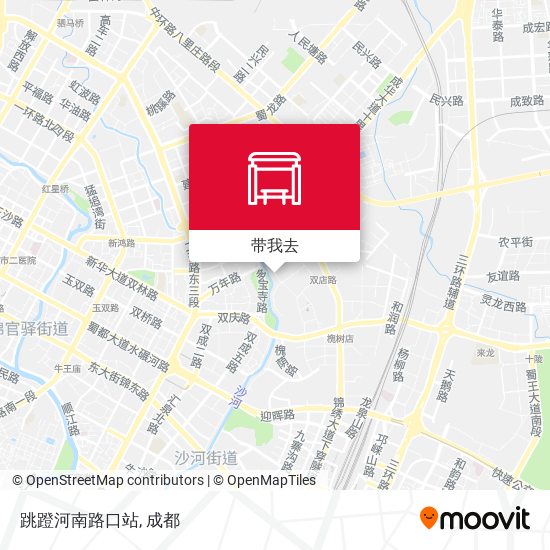 跳蹬河南路口站地图