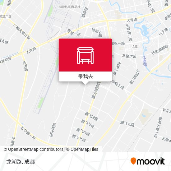 龙湖路地图