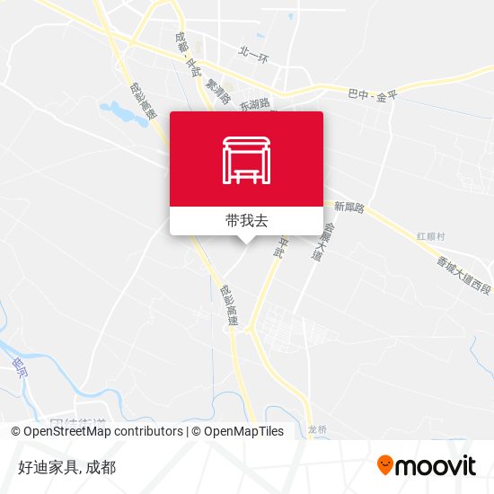 好迪家具地图