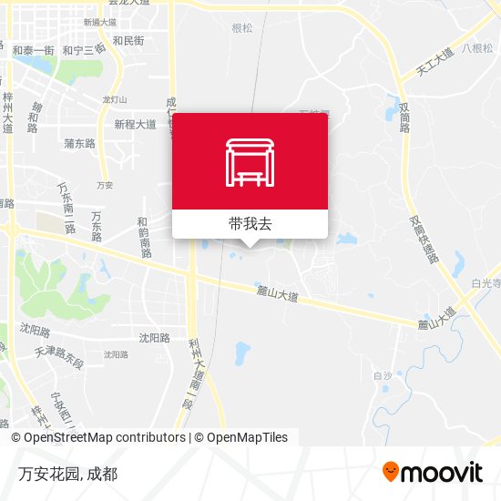 万安花园地图